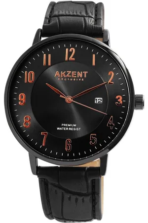 Akzent Quarzuhr Lahab Exclusive Herrenarmbanduhr mit, Herrenuhr Lederimitat - Verkäufer: Shaghafi GmbH