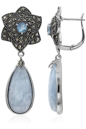 Cavill Ohrring-Set Brasilianischer Aquamarin & Topas Silberohrringe, 16ct (2-tlg) - Verkäufer: Juwelo Deutschland GmbH