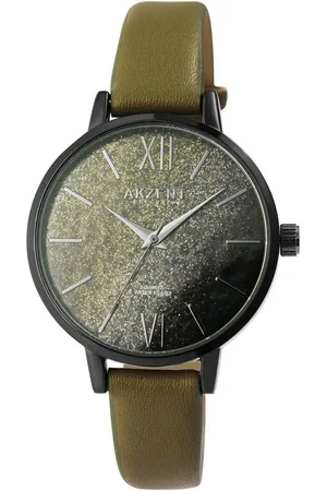 Akzent Quarzuhr Galina Exclusive Damenarmbanduhr mit Lederimitationsband, Damenuhr Lederimitat - Verkäufer: Shaghafi GmbH