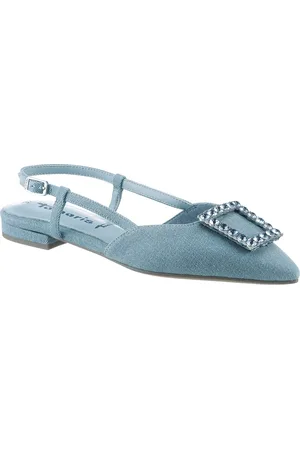 Tamaris Slingpumps, Blockabsatz, Sommerschuh mit schickem Schmuckelement