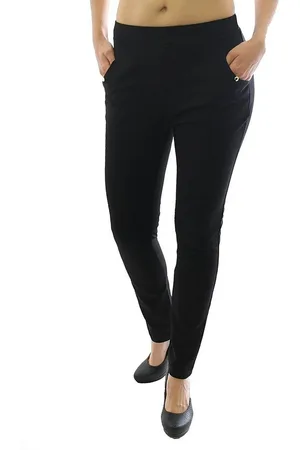Yeset Schlupfhose Elegante Hose lang Stretch Stretchhose Stoffhose 2XL mit Nieten und Taschen - Verkäufer: Shop
