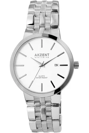Akzent Quarzuhr Songul Exclusive Herrenarmbanduhr mit Metallband - Verkäufer: Shaghafi GmbH