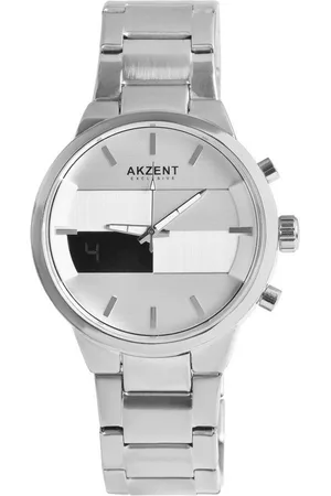 Akzent Quarzuhr Kamal Exclusive Herrenuhr mit Edelstahlband, analog und, Herrenuhr Edelstahl - Verkäufer: Shaghafi GmbH