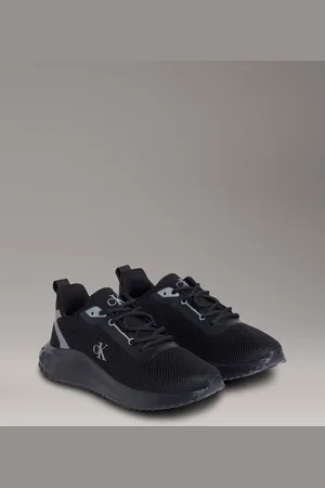 Calvin Klein EVA RUNNER L-UP MIX MESH LOGO CK Sneaker Schnürschuh, Freizeitschuh, Halbschuh mit CK Logo an der Seite