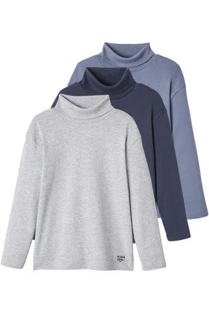 Vertbaudet Rollkragenshirt 3er-Pack Jungen Rollkragenshirts BASIC - Verkäufer: