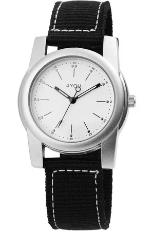 4YOU Quarzuhr 250000001 Damenuhr mit Lederimitationsband, Herrenuhr Silikon - Verkäufer: Shaghafi GmbH