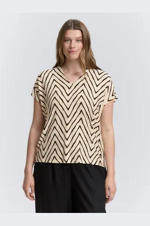 TOM TAILOR T-Shirt Plus Size - T-Shirt mit V-Ausschnitt - Verkäufer: TOM TAILOR