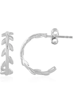 Cavill Ohrring-Set Platinierte 925 Sterling Silber Blatt-Ohrringe (2-tlg) - Verkäufer: Juwelo Deutschland GmbH