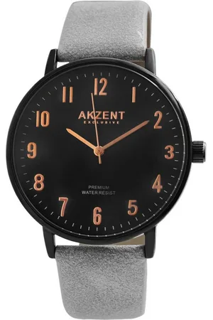 Akzent Quarzuhr Shamel EXCLUSIVE Herrenuhr mit Band aus Lederimitat, Herrenuhr Lederimitat - Verkäufer: Shaghafi GmbH