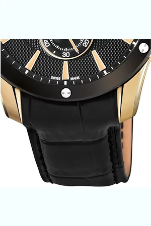 Jaguar Quarzuhr Herren Armbanduhr ACM, (Analoguhr), Herren Armbanduhr rund, Lederarmband , Sport - Verkäufer: Fit4Style Silberschmuck - IMPPAC