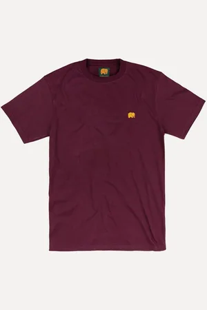 TRENDSPLANT T-Shirt Organic Essential T-Shirt Burgundy - Verkäufer: 247Group GmbH