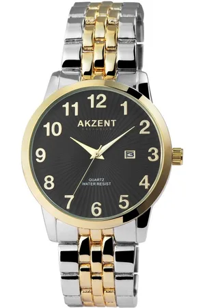 Akzent Quarzuhr Alyan Exclusive Herrenarmbanduhr mit Metallband, Herrenuhr Metall - Verkäufer: Shaghafi GmbH