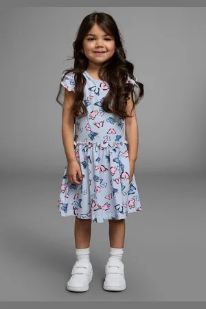 Kidsworld Jerseykleid für kleine Mädchen sommerliche Anlässe und Partys, kniefreie Länge, modische Note