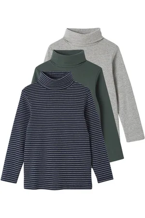 Vertbaudet Rollkragenshirt 3er-Pack Jungen Rollkragen-Shirts - Verkäufer: