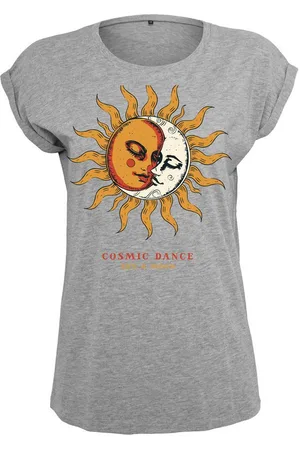Youth Designz Print-Shirt "Sun & Moon Cosmic Dance" Damen T-Shirt als Statement Geschenk Motiv mit stylischen Retro Aufdruck für Frauen - Verkäufer: EmDa Trading GmbH
