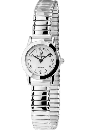 Classique Quarzuhr Class Damenuhr mit Edelstahlzugarmband, silberfarben, Damenuhr Edelstahl - Verkäufer: Shaghafi GmbH