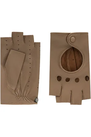 ROECKL Lederhandschuhe Florenz Autofahrer Handschuhe Kurzfingerhandschuh mit Verschluss - Verkäufer: