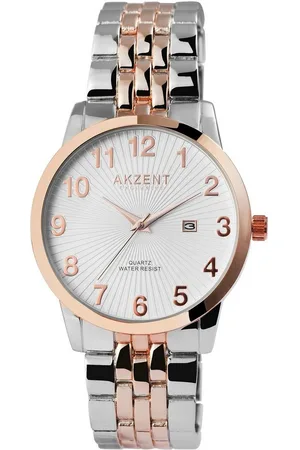 Akzent Quarzuhr Alyan Exclusive Herrenarmbanduhr mit Metallband, Herrenuhr Metall - Verkäufer: Shaghafi GmbH