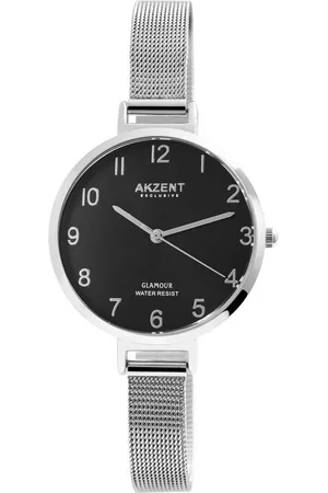 Akzent Quarzuhr Sima Exclusive Damenarmbanduhr mit Edelstahl-Milaneseband, Damenuhr Edelstahl - Verkäufer: Shaghafi GmbH
