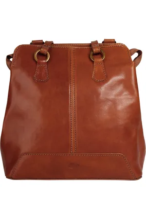 Piké Cityrucksack, echt Leder, Made in Italy