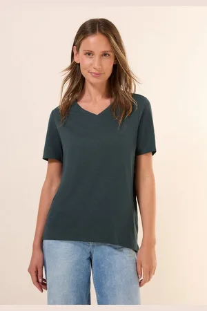 CECIL T-Shirt mit V-Ausschnitt