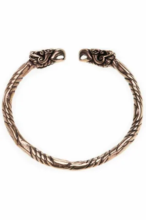 HOPLO Armband Frauen Armreif Hugin Munin Odins Raben Bronze - Viking Wikinger - Verkäufer: Holzenplotz