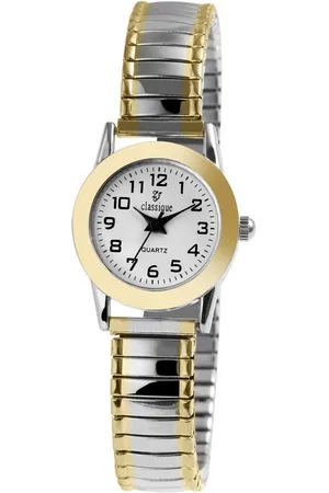 Classique Quarzuhr Class Damenuhr mit Edelstahlzugarmband, silberfarben, Damenuhr Edelstahl - Verkäufer: Shaghafi GmbH