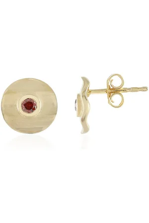 Cavill Ohrring-Set Schicke rote I2-Diamant-Ohrringe, vergoldet, 0,198ct (2-tlg) - Verkäufer: Juwelo Deutschland GmbH