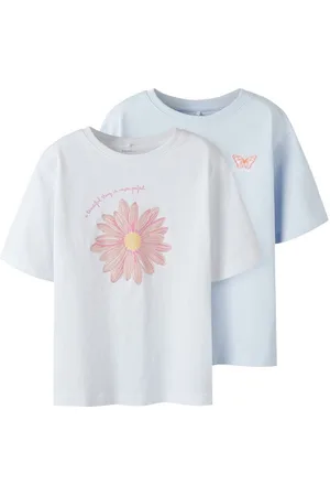 NAME IT T-Shirt NKFHELKA 2P SS NREG TOP PB (Packung, 2-tlg)