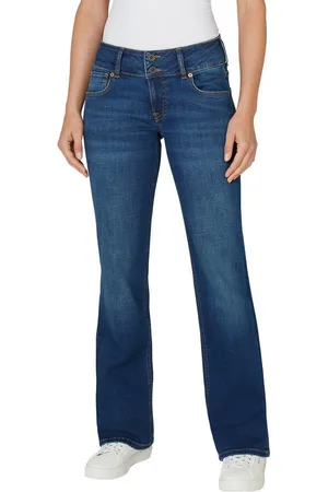 Pepe Jeans Gerade Jeans STRAIGHT JEANS LW mit doppeltem Knopfverschluss