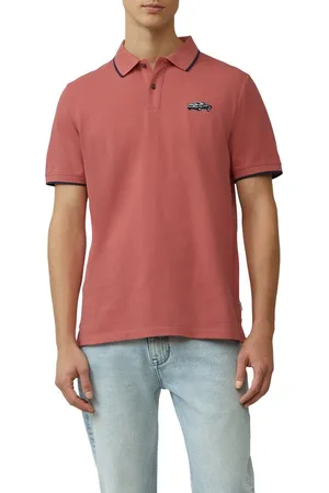 QS by s.Oliver Poloshirt mit Front Print