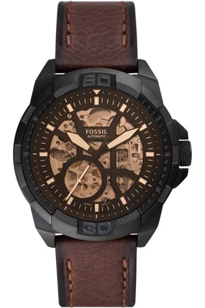 Fossil Automatikuhr BRONSON ME3219, Armbanduhr, Herrenuhr, mechanische Uhr, Nachhaltigkeitssiegel