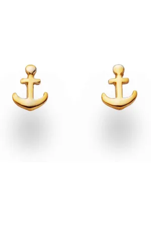 DUR Ohrring-Set Schmuck: Ohrring, Ohrstecker "Anker" vergoldet O5160 - Verkäufer: Strandsandschmuck