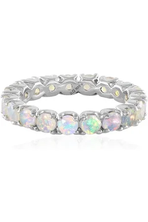 Cavill Silberring Schillernder Welo-Opal Sterling Silber Ewigkeitsring (1-tlg) - Verkäufer: Juwelo Deutschland GmbH