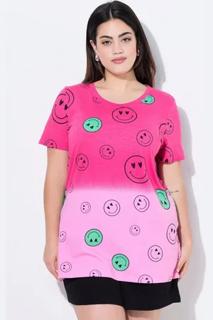 Angel of Style T-Shirt T-Shirt Smiley-Muster Farbverlauf - Verkäufer: Popken Fashion Group