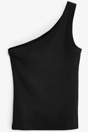 Next Trägertop Geripptes One-Shoulder-Top (1-tlg) - Verkäufer: Germany GmbH