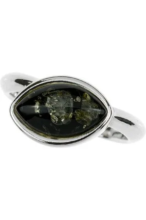 Cavill Silberring Polnischer baltischer Bernstein Marquise Ring, 925 Silber (1-tlg) - Verkäufer: Juwelo Deutschland GmbH