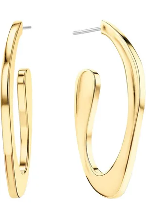 Calvin Klein Paar Creolen HARMONIOUS CONNECTION, 35000688, 35000689, mit Glasstein