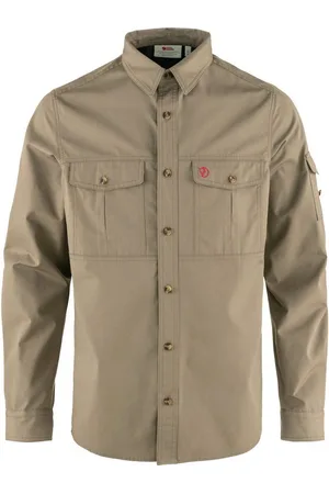 Fjällräven Outdoorhemd FJÄLLRÄVEN Trekking Shirt LS Suede Brown - Verkäufer: Stordeur Jagd und Outdoor
