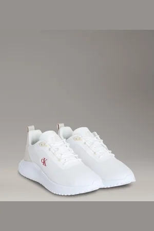 Calvin Klein EVA RUNNER MIX MESH Sneaker Schnürschuh, Freizeitsneaker, Halbschuh mit seitlichem CK-Logo