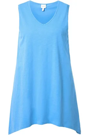 Ulla Popken Longshirt Longtop Zipfelsaum A-Linie V-Ausschnitt - Verkäufer: Popken Fashion Group