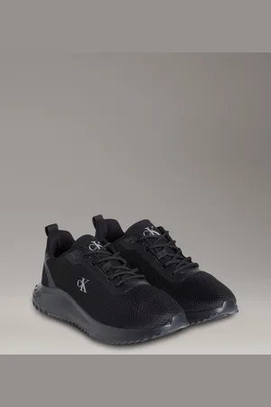 Calvin Klein EVA RUNNER MIX MESH Sneaker Schnürschuh, Freizeitsneaker, Halbschuh mit seitlichem CK-Logo