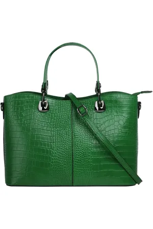Cluty Henkeltasche, echt Leder, Made in Italy