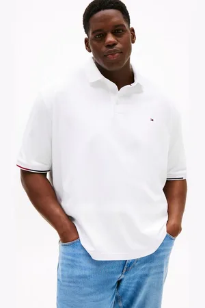 Tommy Hilfiger Poloshirt BT-INTERLOCK FLAGCUFF SLIM FIT-B Große Größen