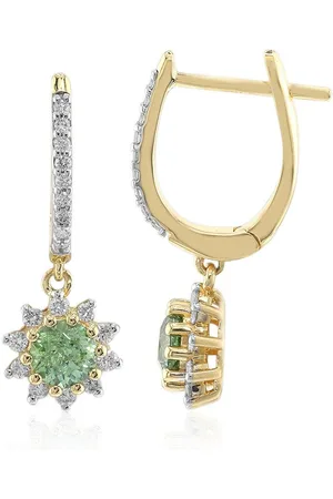 Cavill Ohrring-Set Madagaskar Demantoid & Diamant 14K Gold Ohrringe, 1,06ct (2-tlg) - Verkäufer: Juwelo Deutschland GmbH