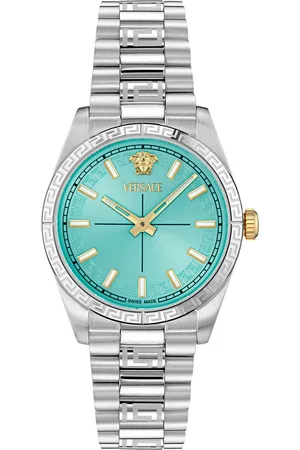 VERSACE Quarzuhr MILLENYIUM LADY VE0E00225, Armbanduhr, Damenuhr, Swiss Made, Edelstahlarmband, analog
