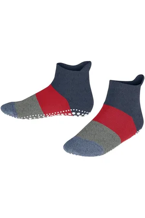 Falke Haussocken Colour Block (1-Paar) mit rutschhemmendem Noppendruck - Verkäufer: