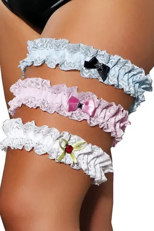 Andalea Strumpfband Strumpfband Iga für Hochzeit Party Abend Brautstrumpfband aus Spitze, Spitze - Verkäufer: Tomshop24-7