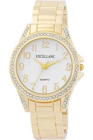 Excellanc Quarzuhr 1800263 Spangenuhr mit Metallarmband und Similibesatz, modern - Verkäufer: Shaghafi GmbH