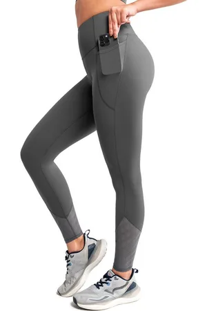 Yvette Ries Leggings Damen Sporthose mit Taschen & Mesh Blickdicht, E110692A19 - Verkäufer: Sports